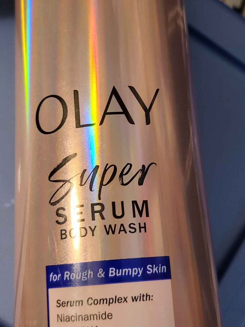 OLAY Super Serum Body Wash - Rose Gold Holographic